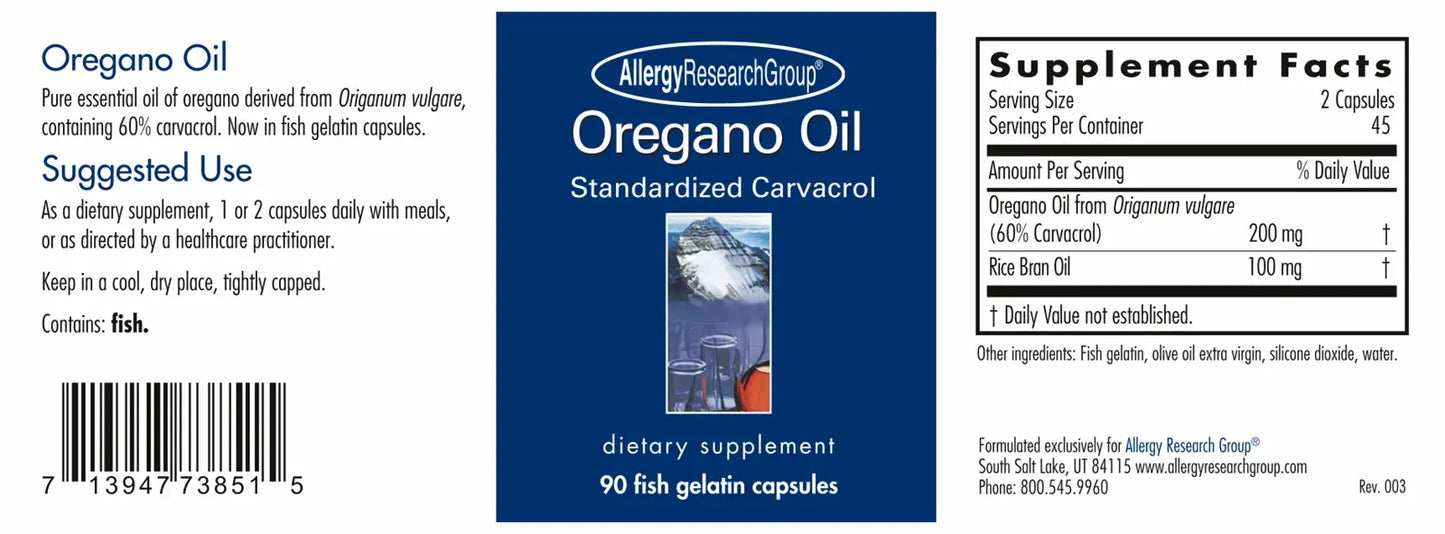 Oil of Oregano - 90