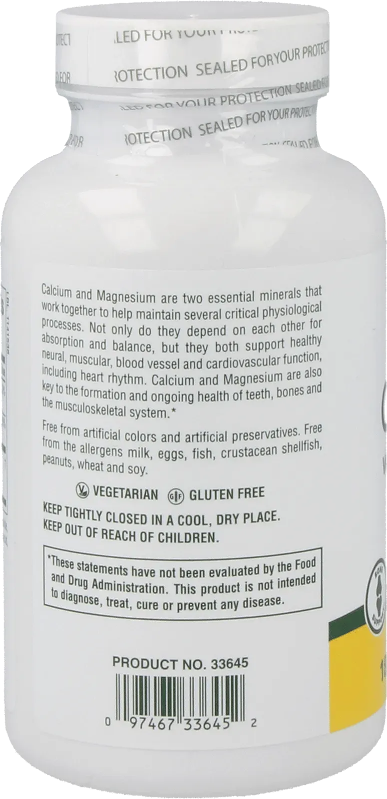 CAL/MAG with Whole Foods - 180 Tablets