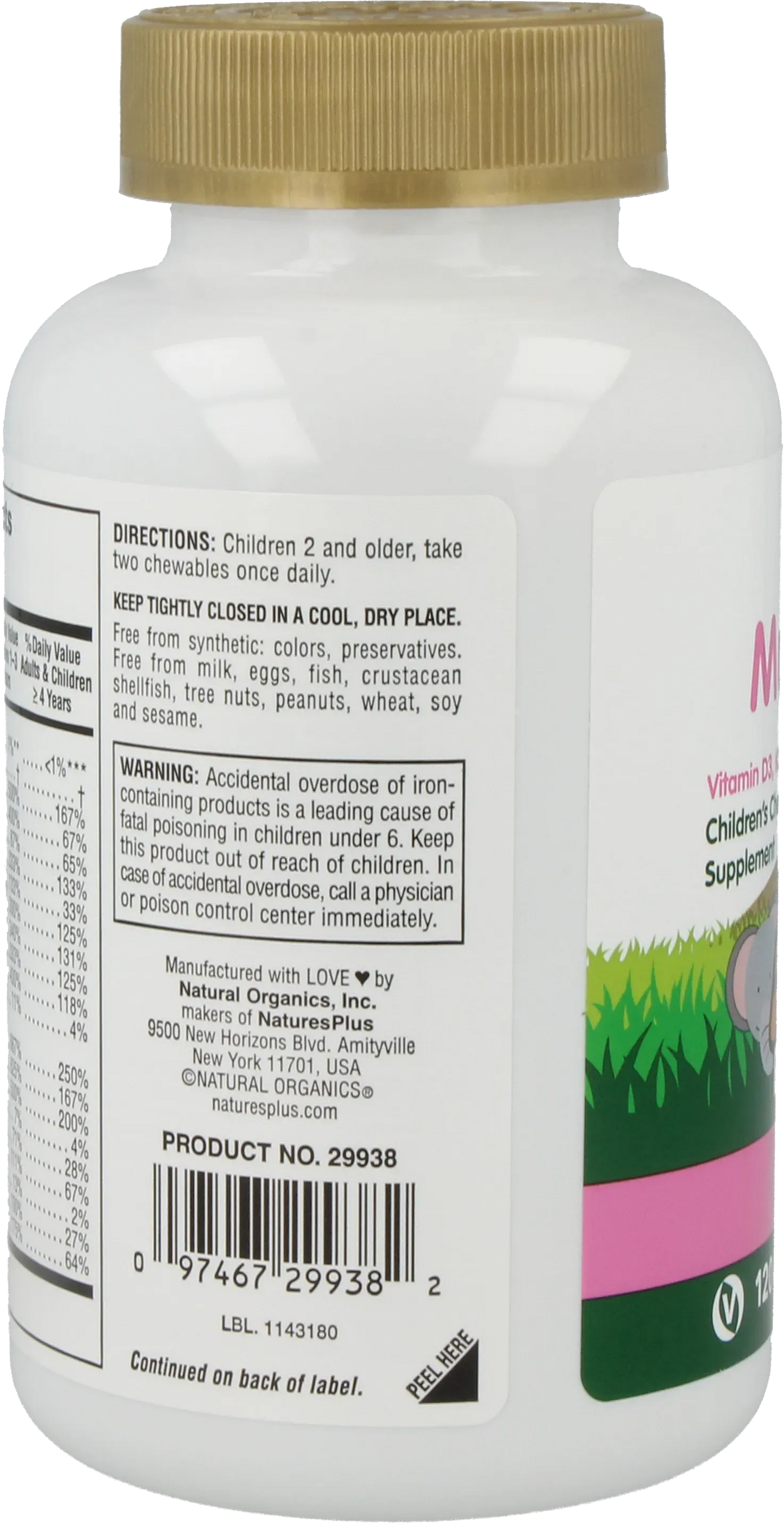 Animal Parade® GOLD Multivitamin watermelon flavor - 120 Lozenges