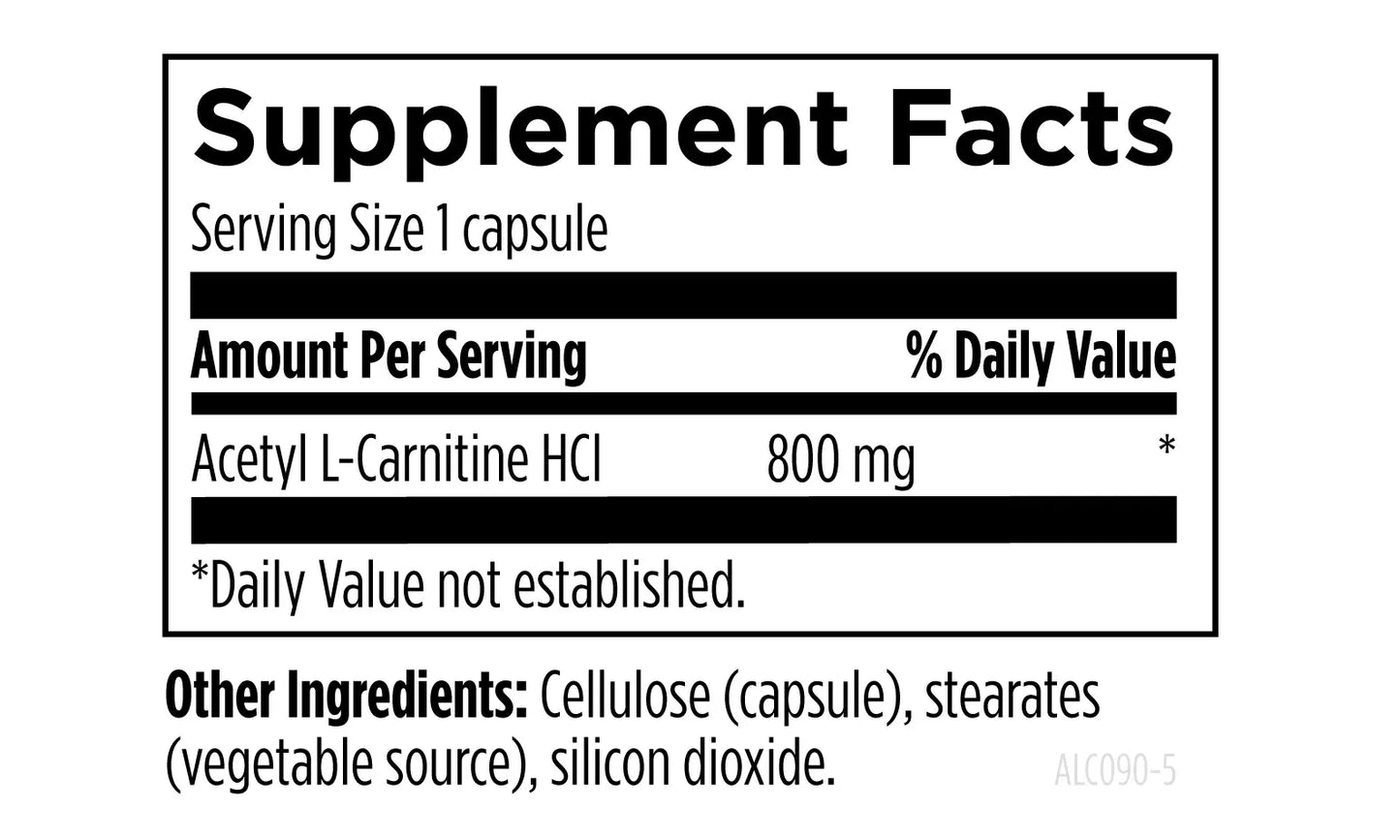 Acetyl L-Carnitine - 90 capsules