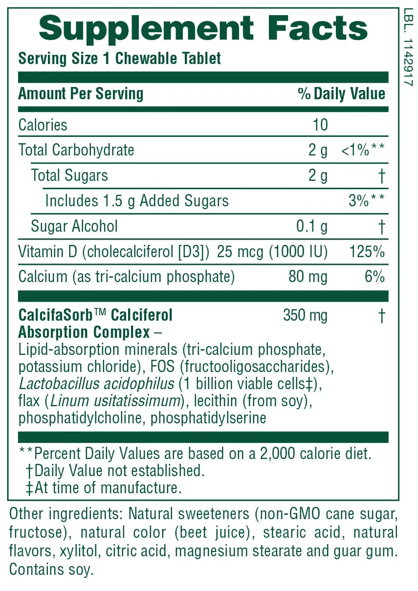 Vitamin D3 1000 IU tablets - 90 Lozenges