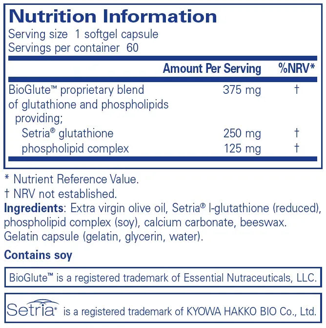 Liposomal Glutathione - 60 softgels