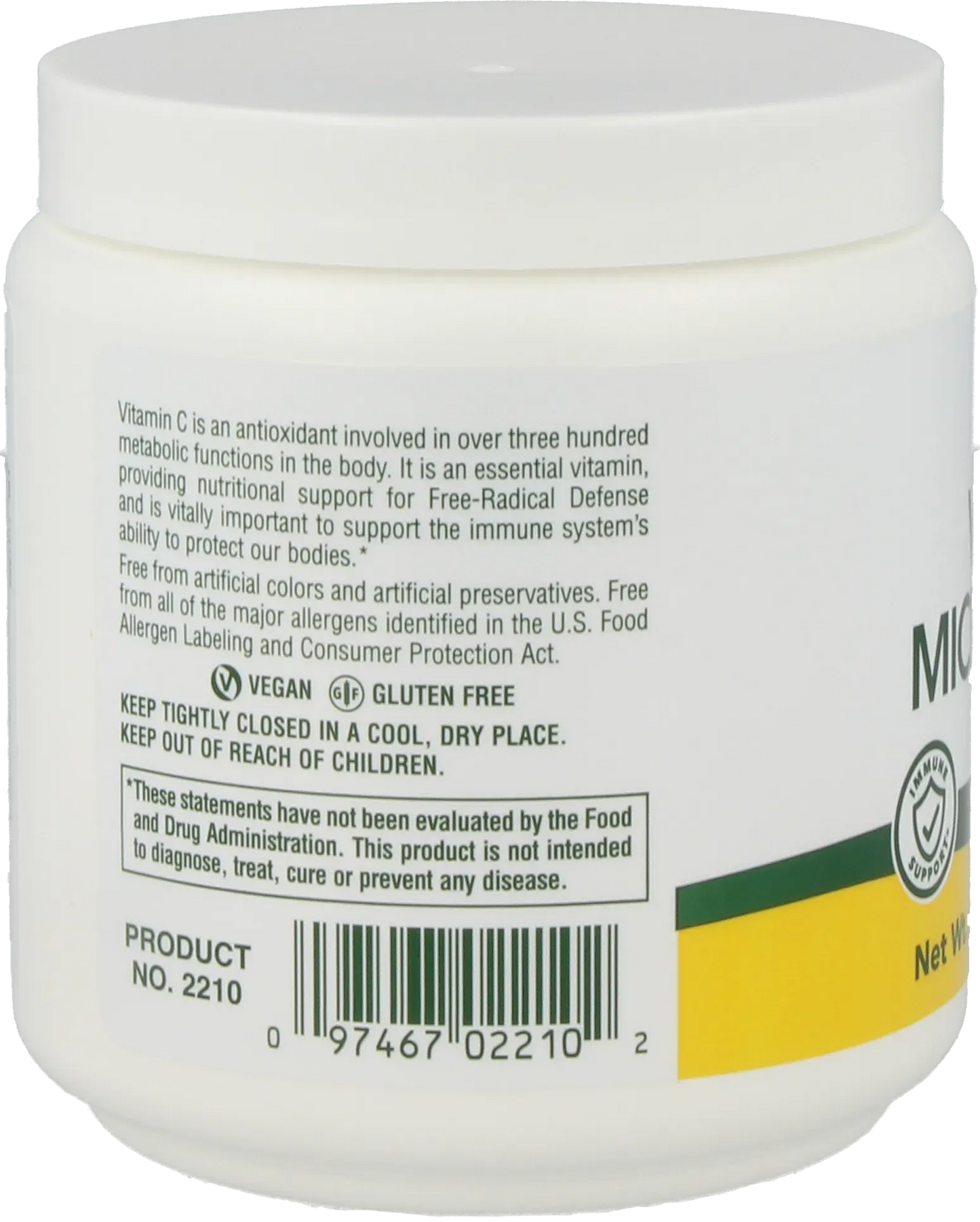 Vitamin C Micro-Crystals - 227g Powder