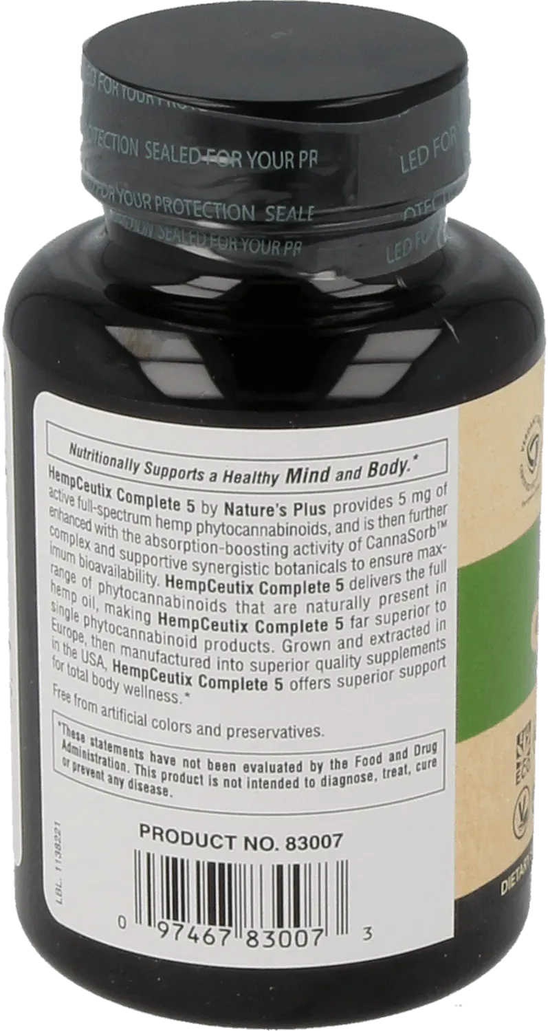 HempCeutix™ Complete 5 mg - 60 Capsules