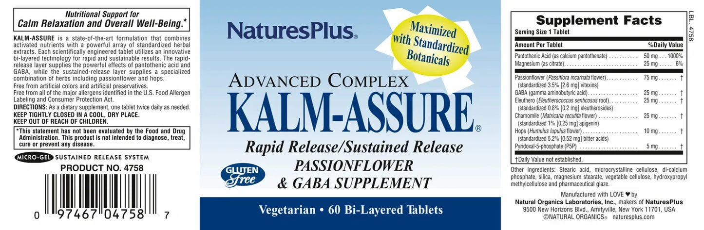 Kalm Assure - 60 Tablets