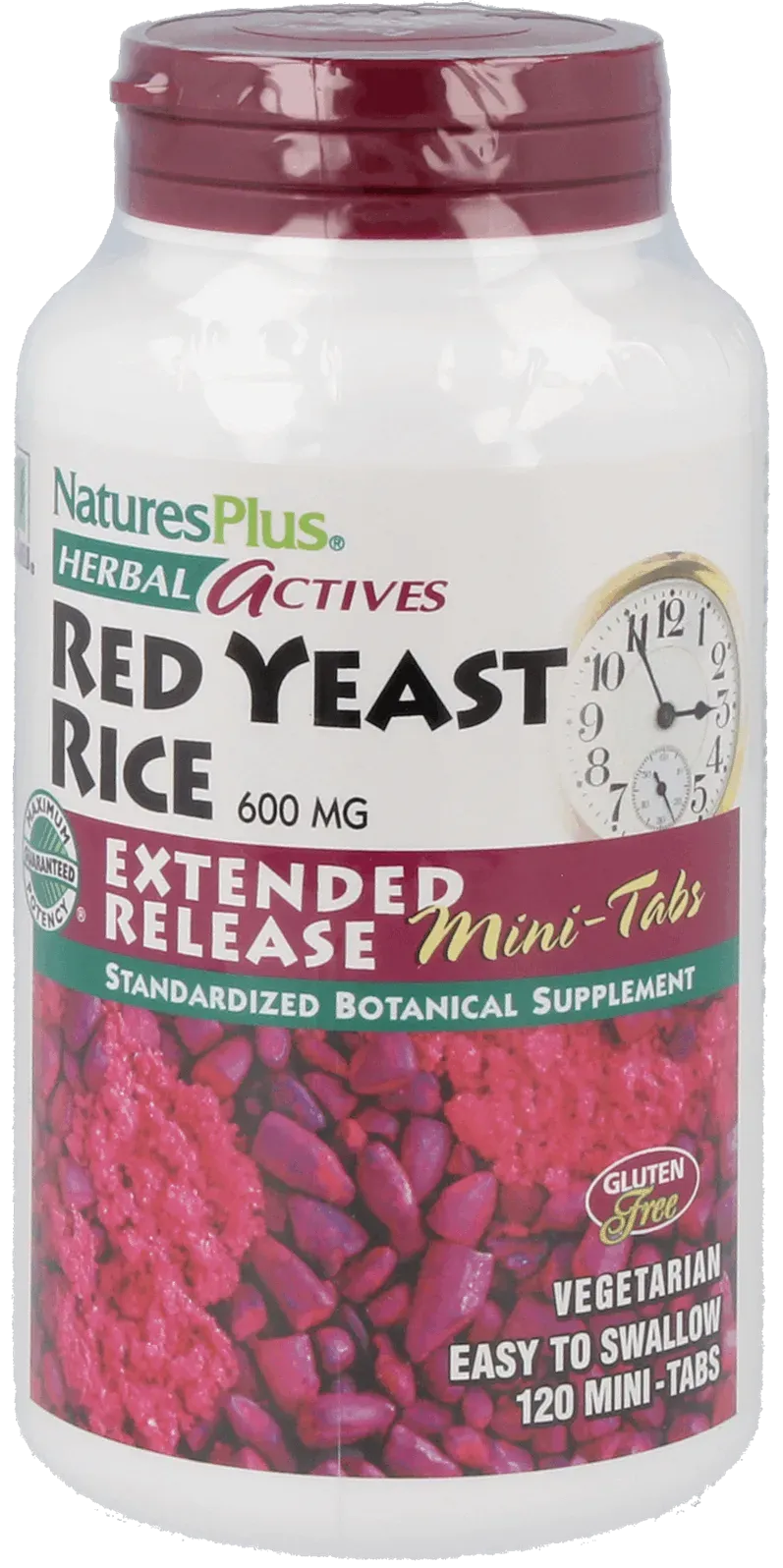 Red Yeast Rice 600 mg Mini Tablets - 120 Mini Tablets