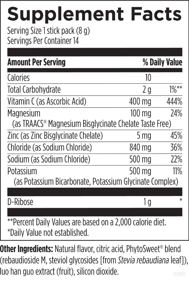 ElectroPure Hydration™ - 14 x 8 g powder