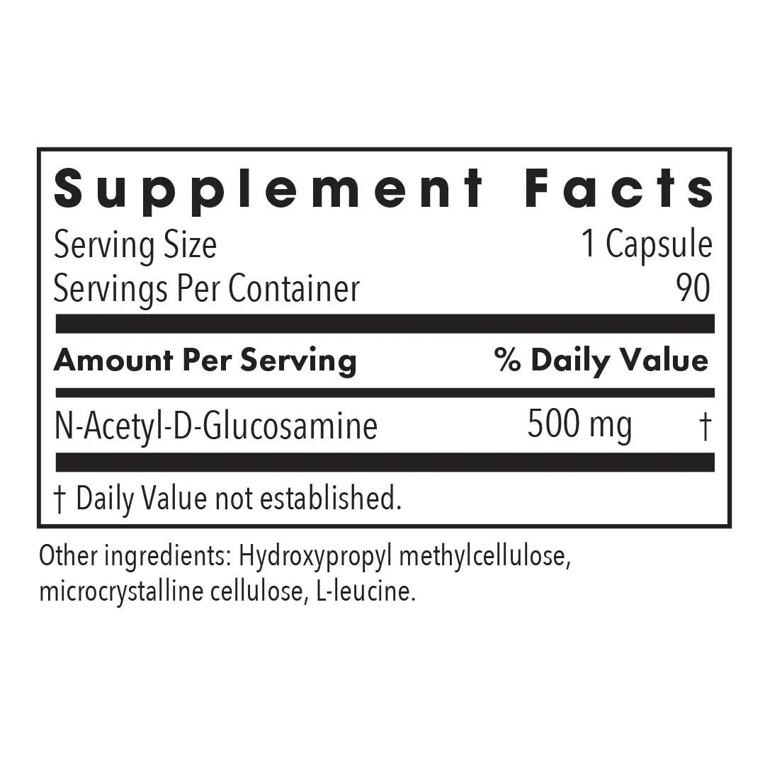 N-Acetyl Glucosamine - 90 capsules