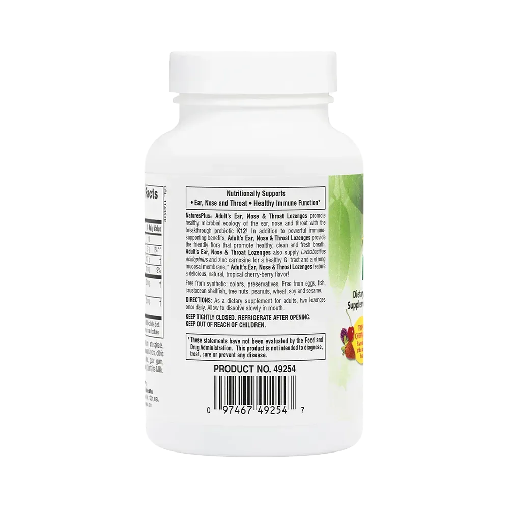 Adult's Ear, Nose & Throat - 60 lozenges