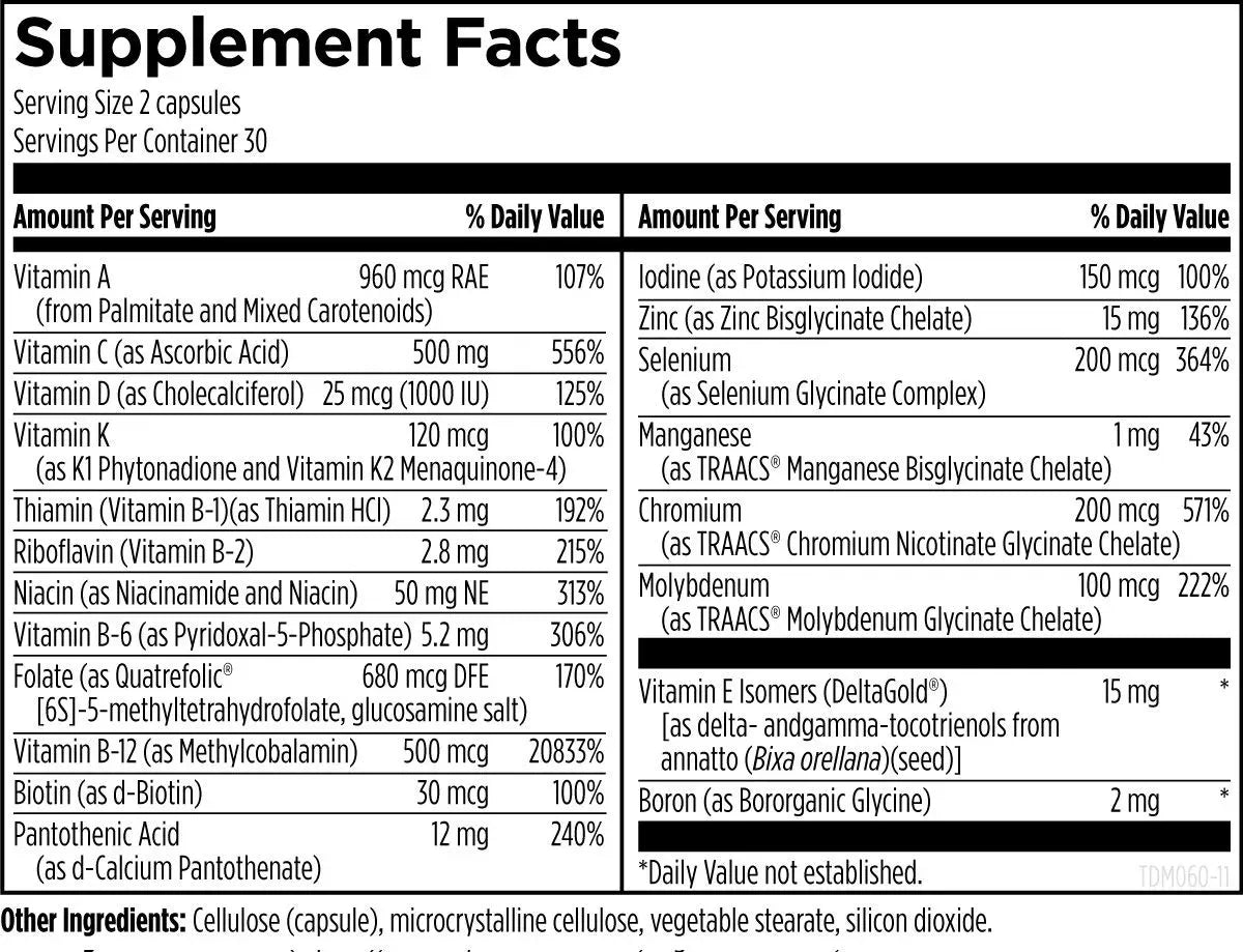 Twice Daily Multi™ - 60 capsules