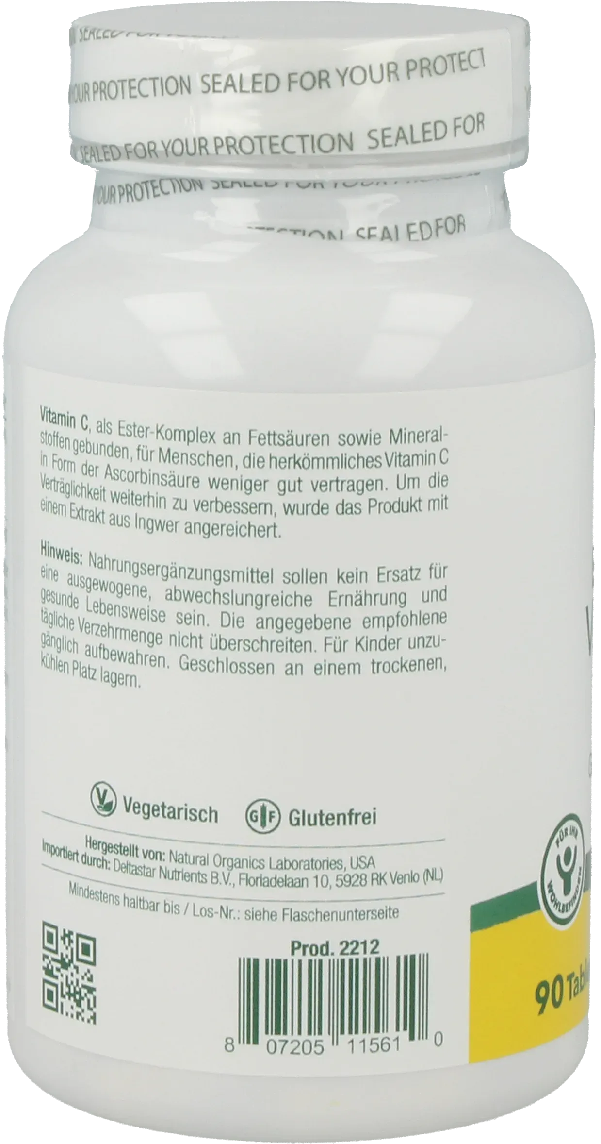 Esterified Vitamin C - 90 tablets