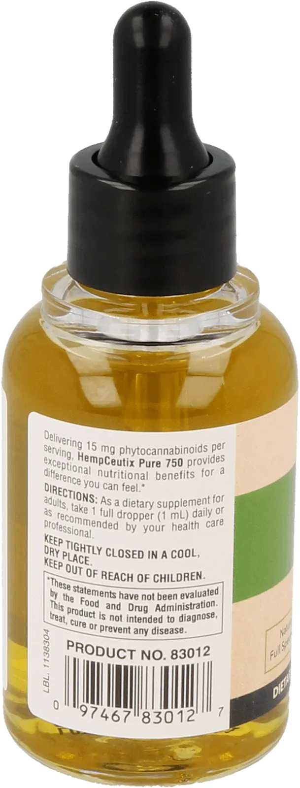 HempCeutix™ Pure 750 Hemp Oil - 50ml Liquid