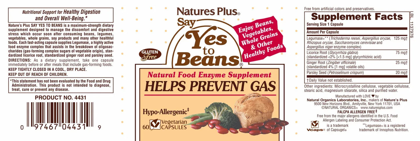 Say Yes to Beans® - 60 Capsules