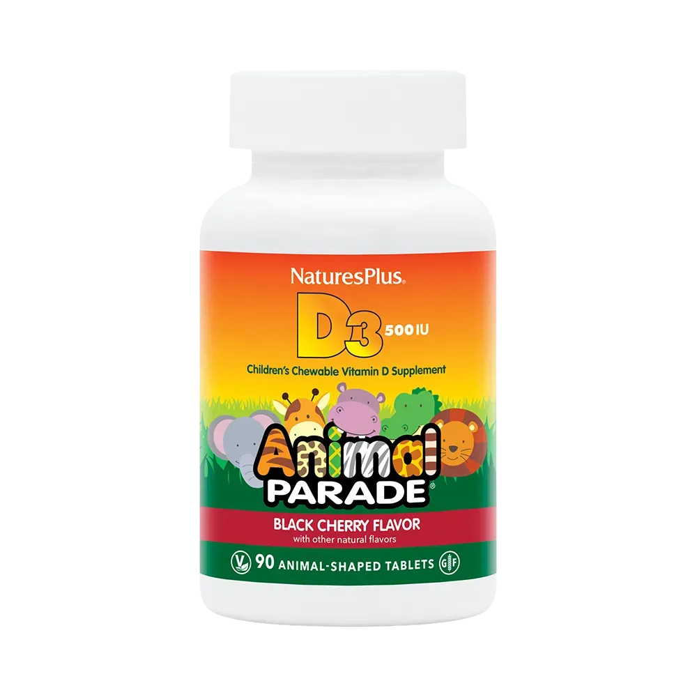 Animal Parade® Vitamin D3 500 IU - 90 Chewables