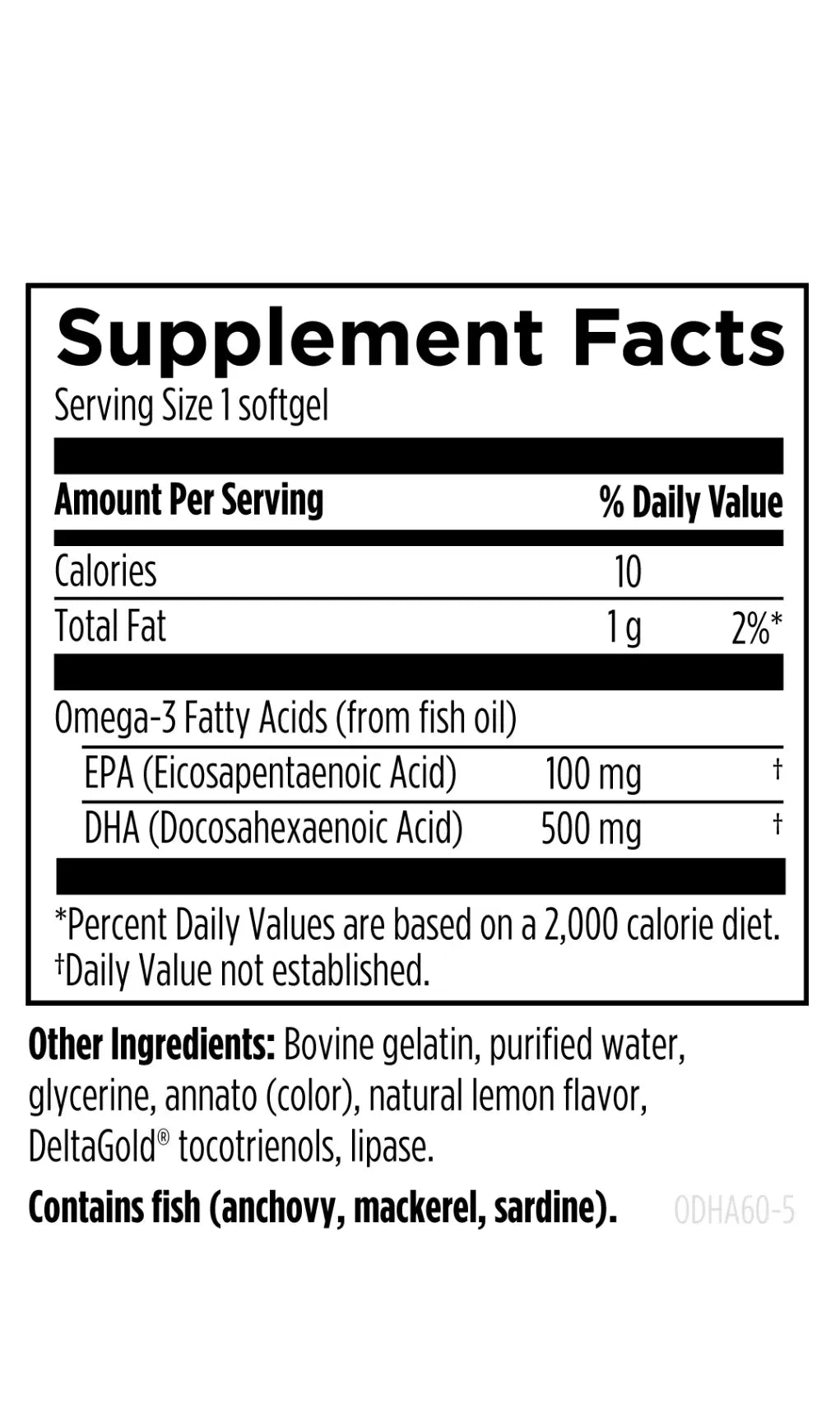 OmegAvail™ Ultra DHA - 60 softgels