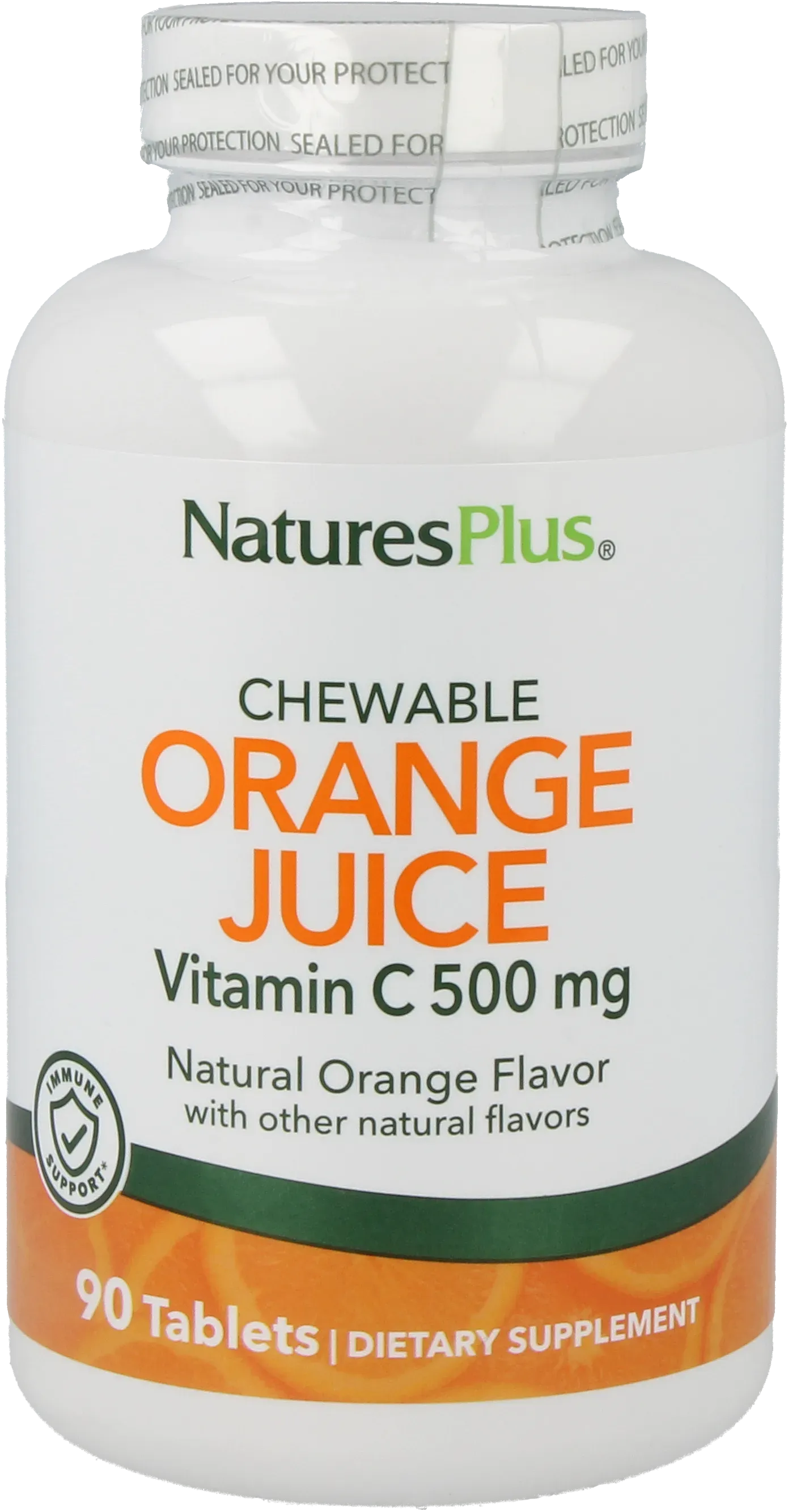 Orange Juice 500 mg Vitamin C - 90 Lozenges