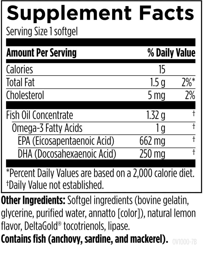OmegAvail™ TG1000 - 60 softgels