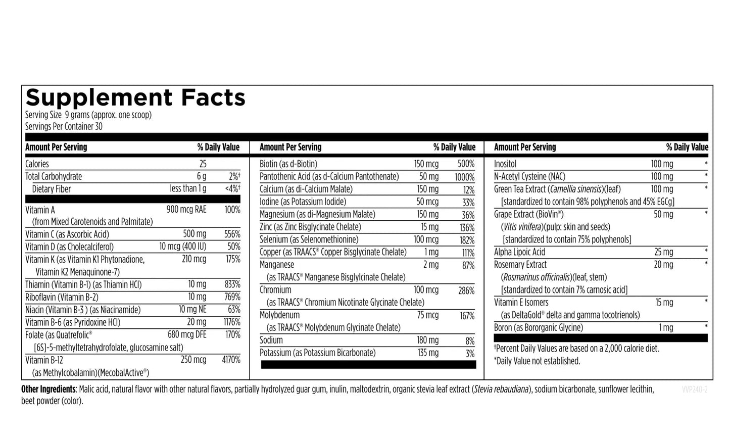 Vitavescence Powder - 270 gr
