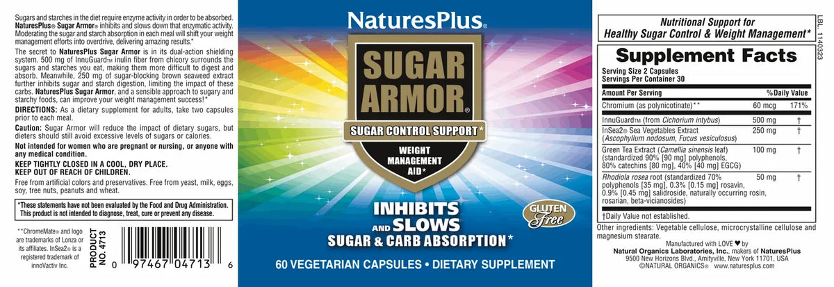 Sugar Armor™ - 60 Capsules