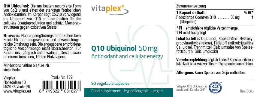 Q10 Ubiquinol - 90 capsules