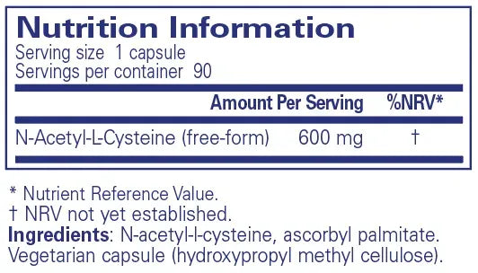 NAC 600 Mg - 90 capsules