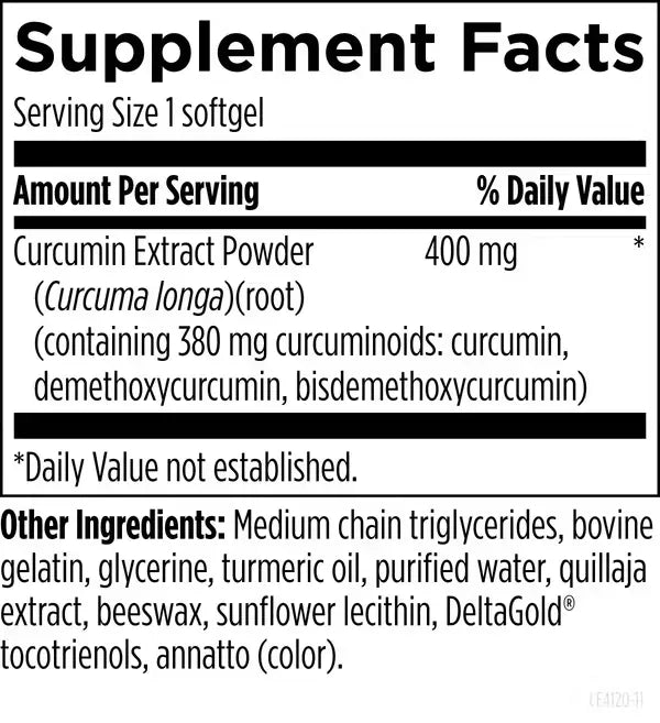 Curcum-Evail® 400 - 120 softgels