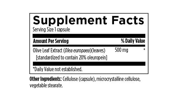 Olive Leaf Extract - 90 capsules