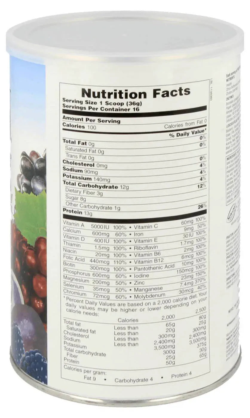 Fruitein® Luscious Blue Fruit Shake - 576 gr