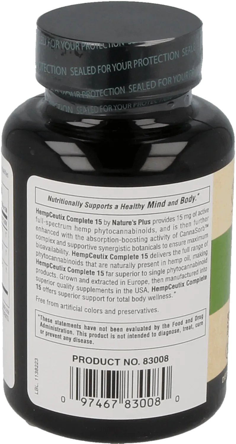 HempCeutix™ Complete 15mg - 60 Capsules