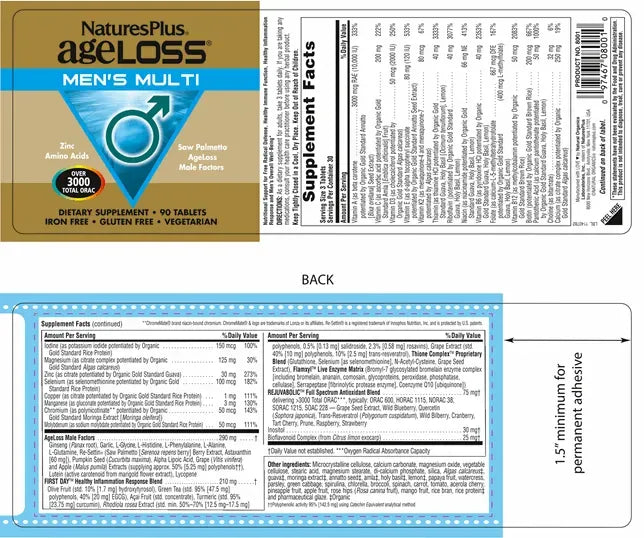 AgeLoss Men's Multi - 90 Tablets