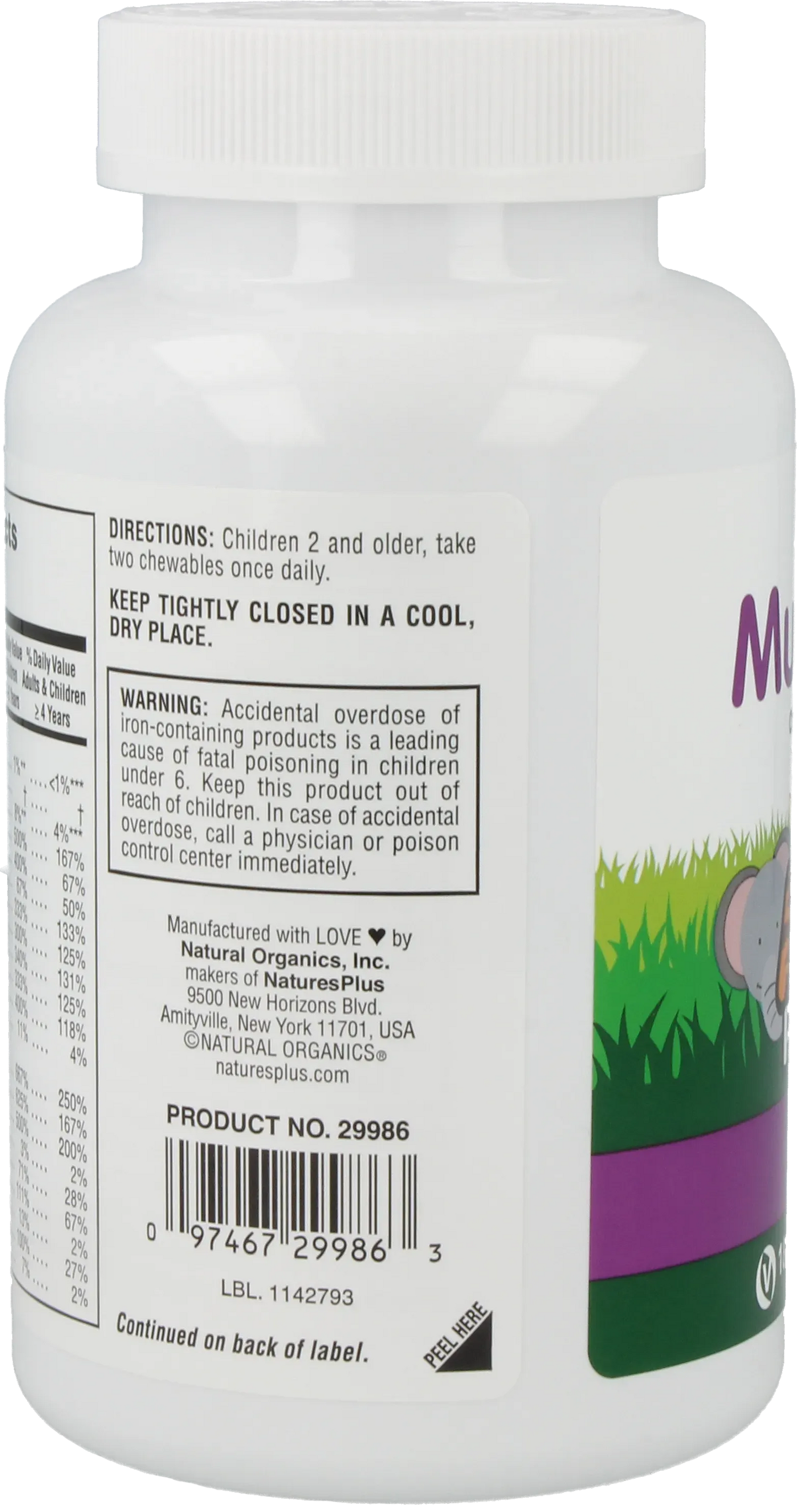 Animal Parade® Multivitamin Grape - 180 Lozenges