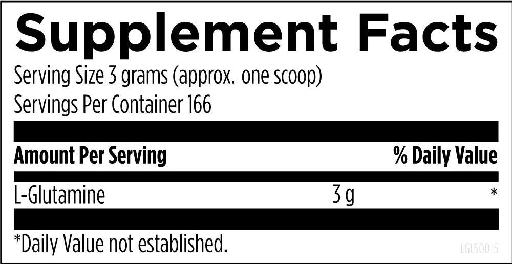 L-Glutamine Powder - 500 g powder