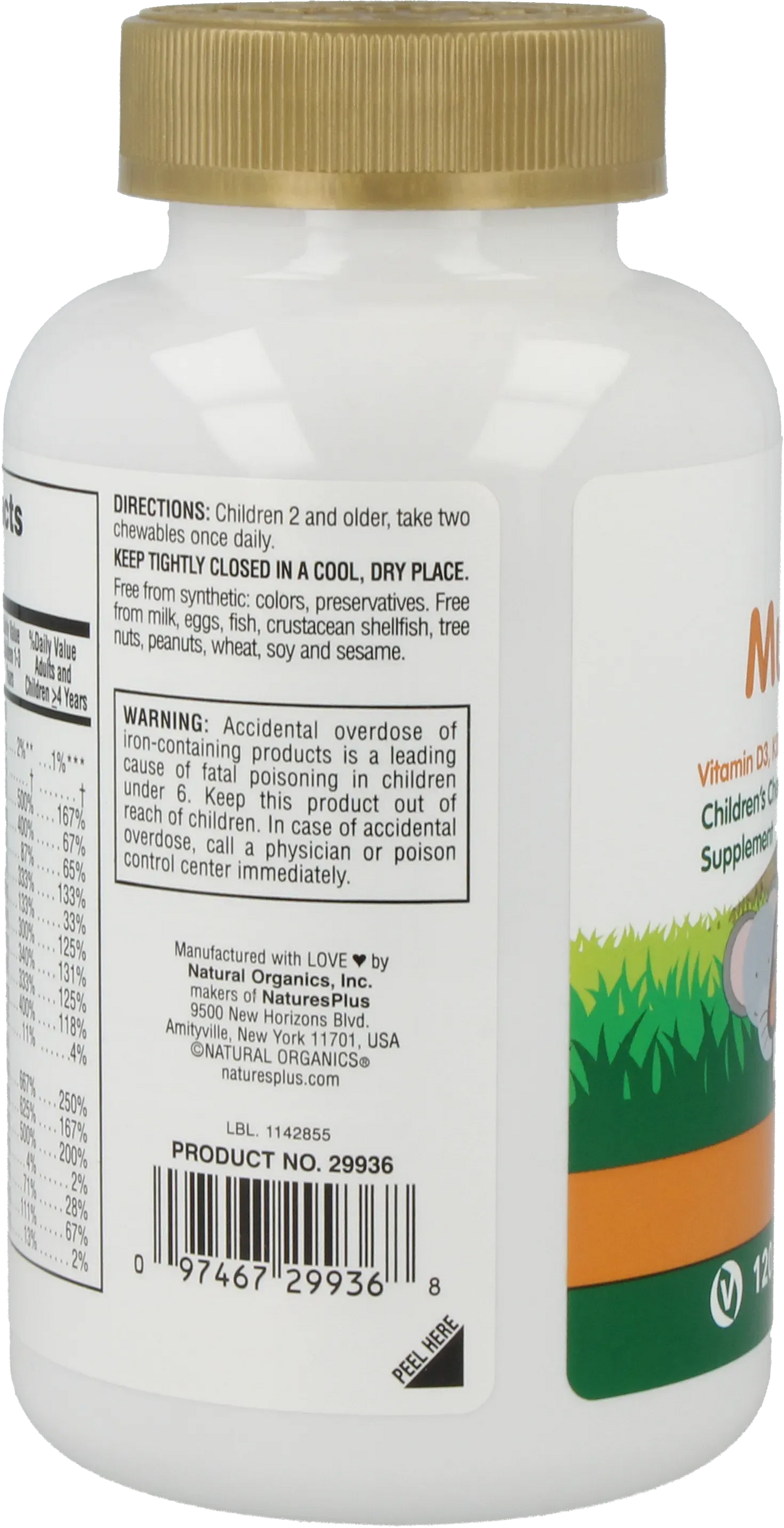 Animal Parade® GOLD Multivitamin orange - 120 lozenges