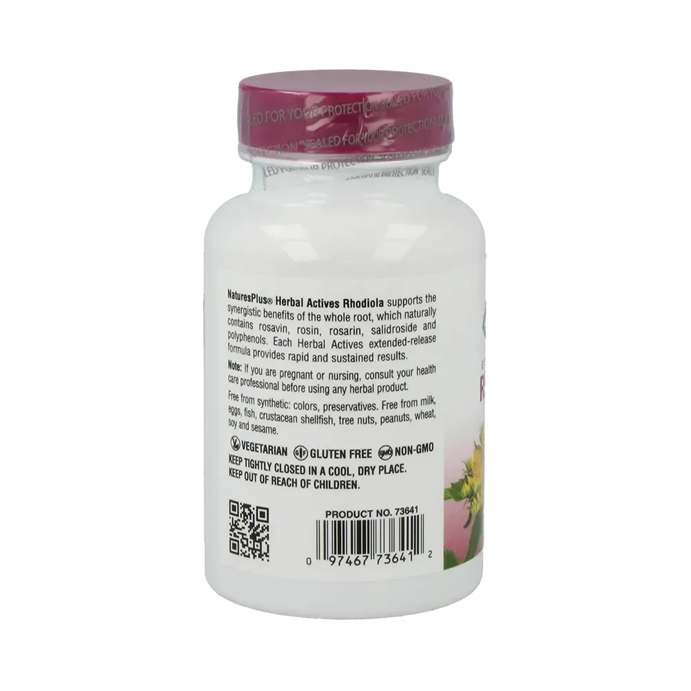 Herbal Actives Rhodiola Extended Release - 30 tablets