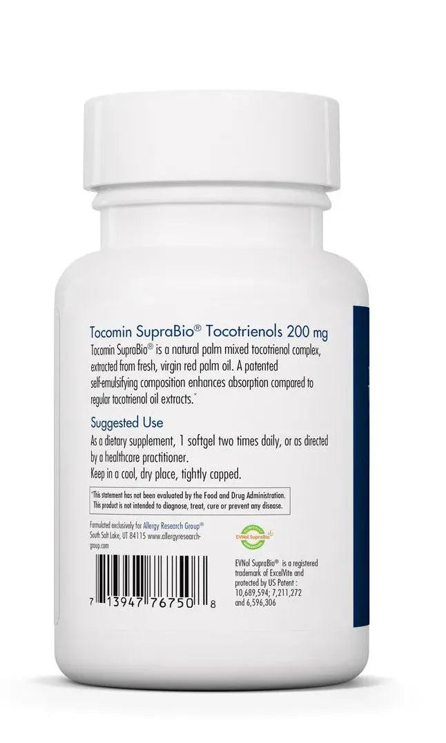 Tocomin SupraBio® Tocotrienols 200 mg - 60 softgels