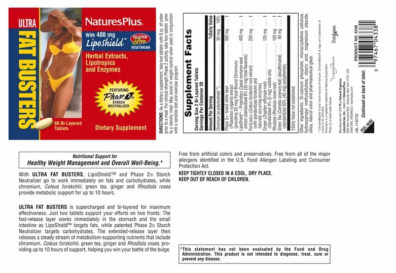 Ultra Fat Busters - 60 Tablets