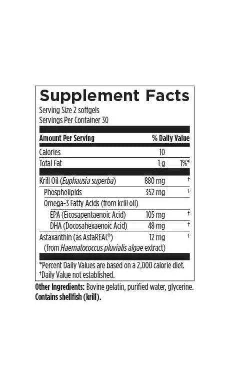 XanthOmega™ Krill Oil - 60 softgels
