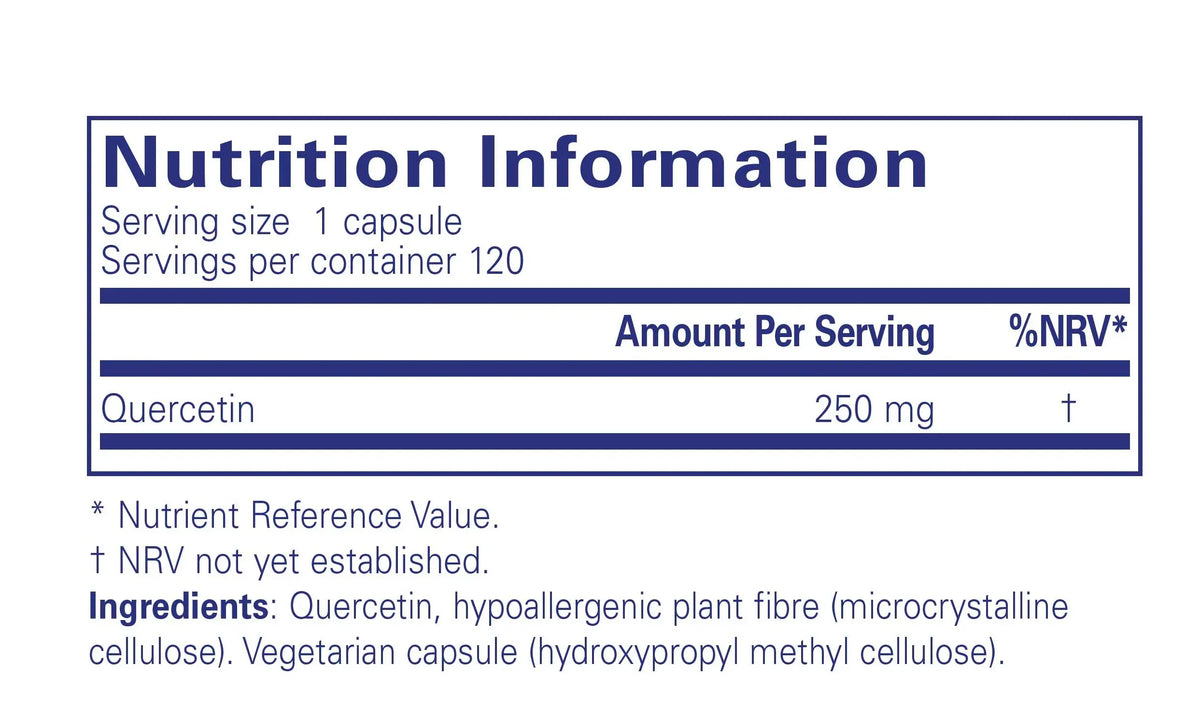 Quercetin - 120 capsules