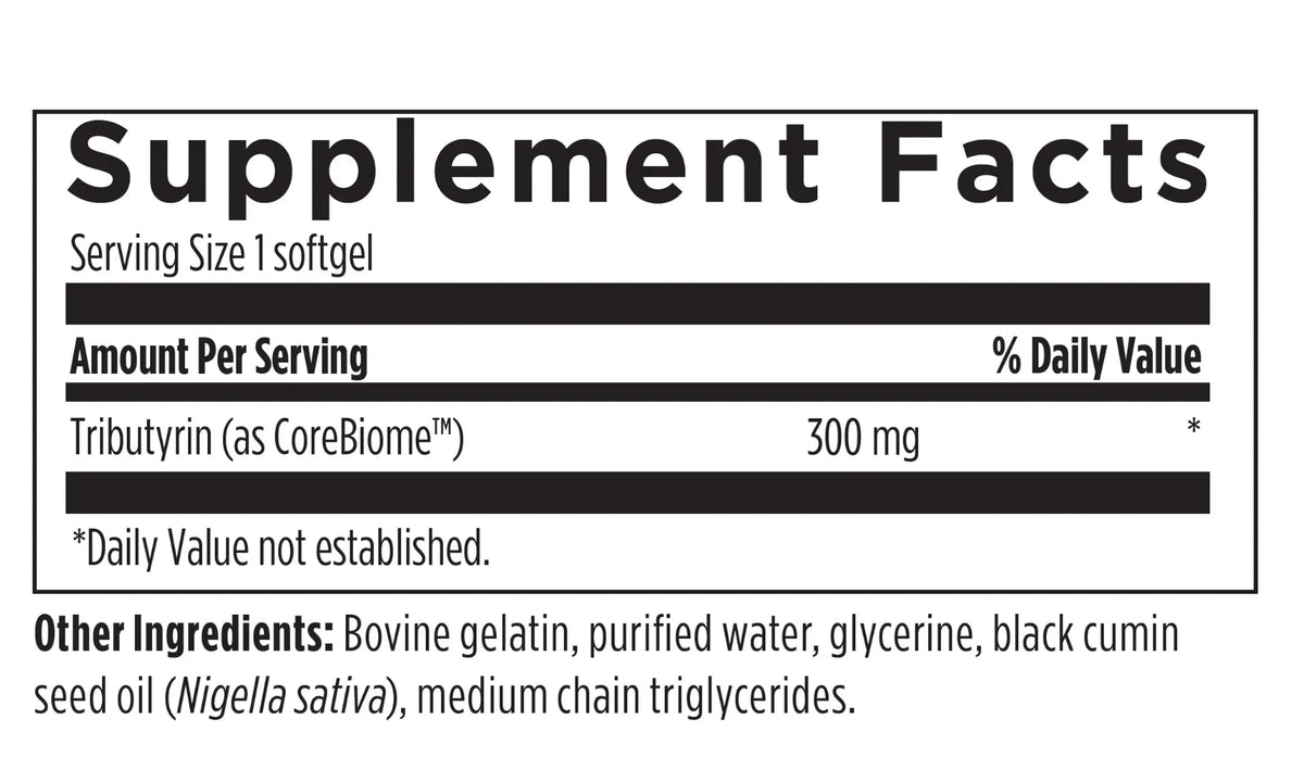 Tri-Butyrin Supreme™ - 60 softgels