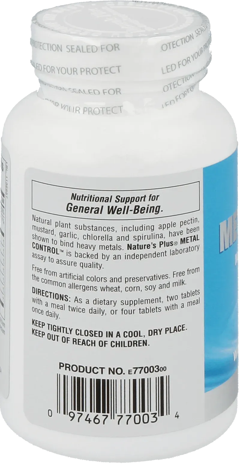 Metal Control - 120 Tablets