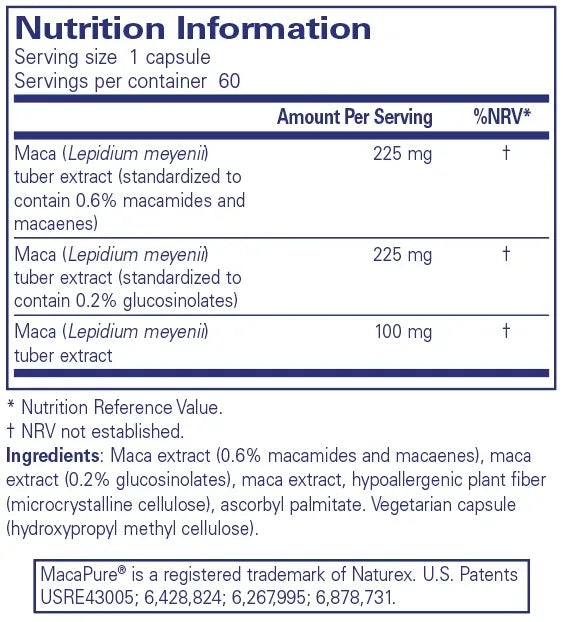 Maca-3 - 60 capsules