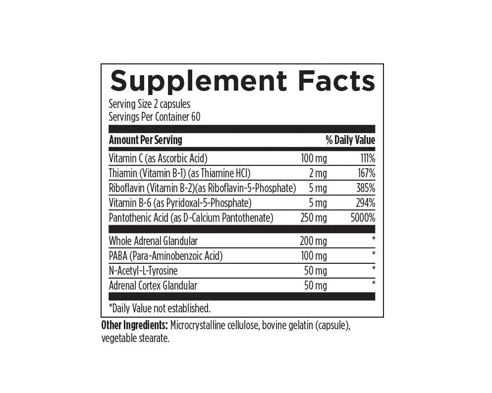 Adrenal Complex - 120 capsules