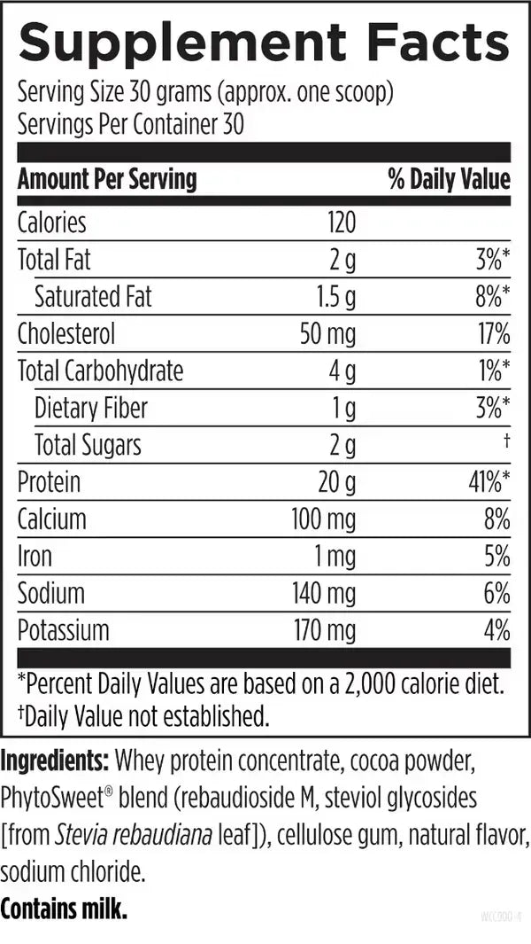 WheyCool™ chocolate - 900 g powder