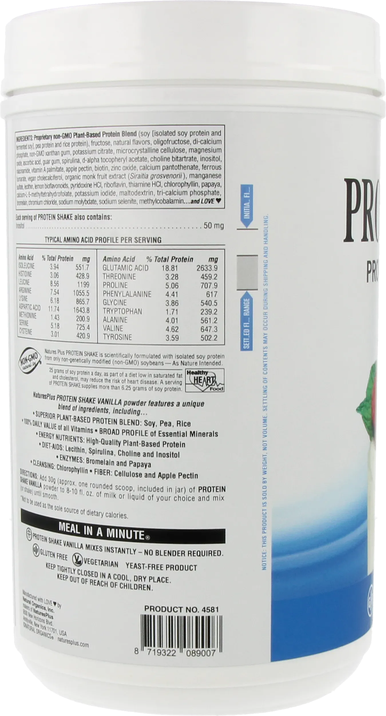 Protein Shake Vanilla - 960 g powder