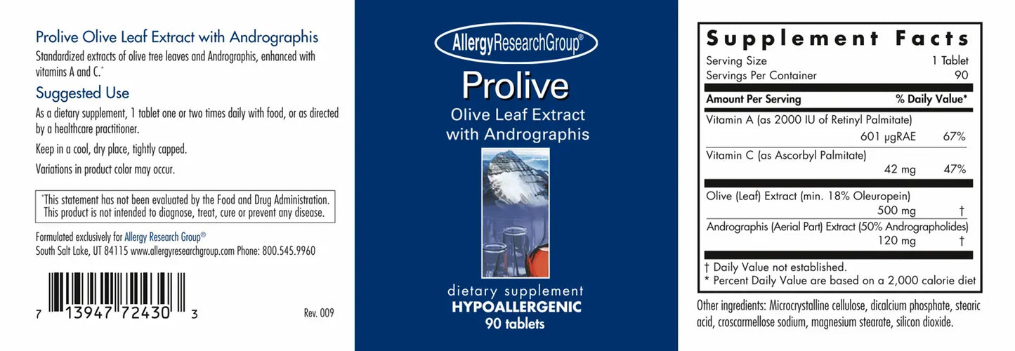Prolive with Antioxidants - 90 Tablets