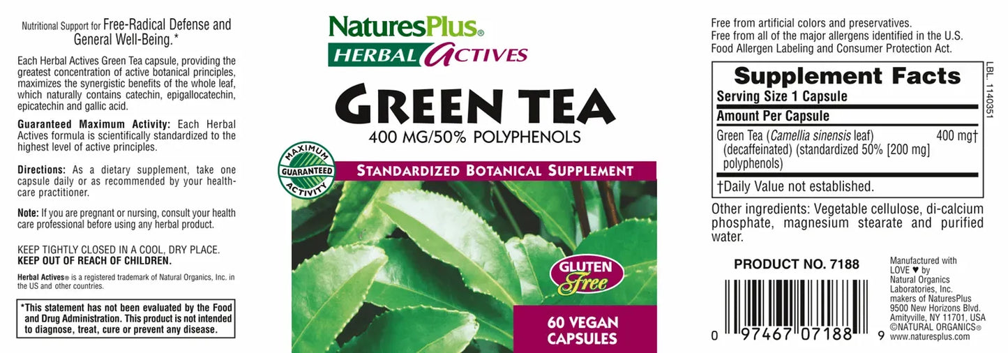 Chinese Green Tea - 400 mg