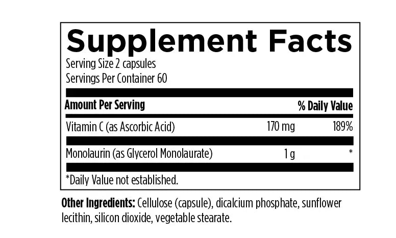 Monolaurin-Avail™ - 120 capsules