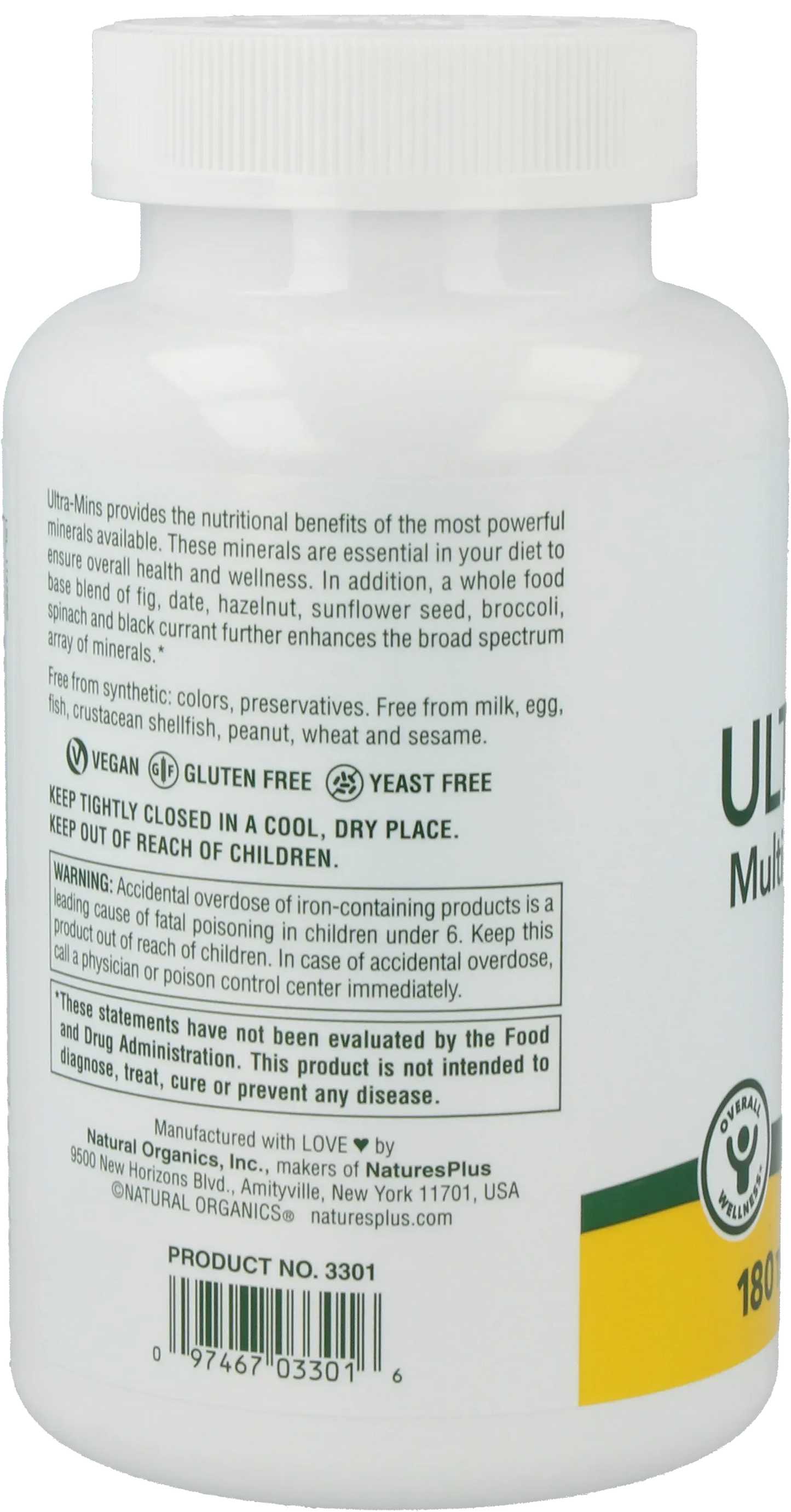 Ultra-Mins - 180 Tablets