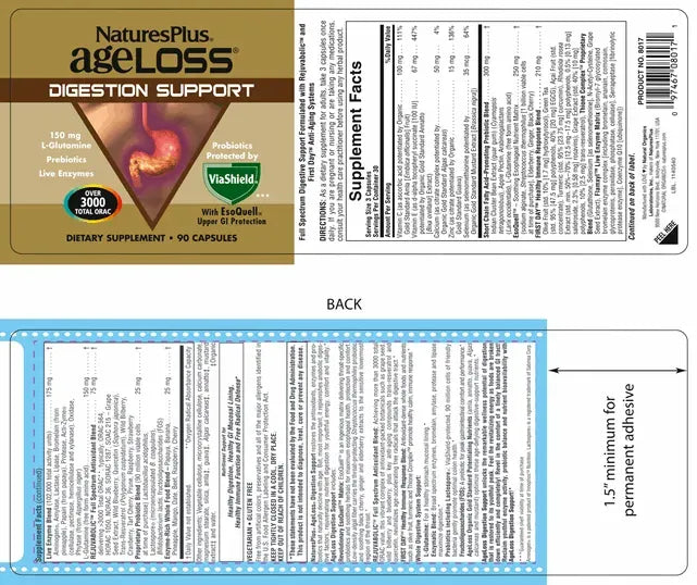 AgeLoss Digestion Support - 90 Capsules