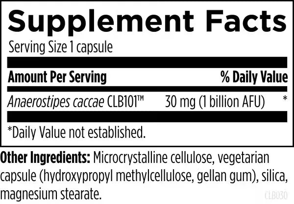 Anaerostipes Probiotic - 30 capsules